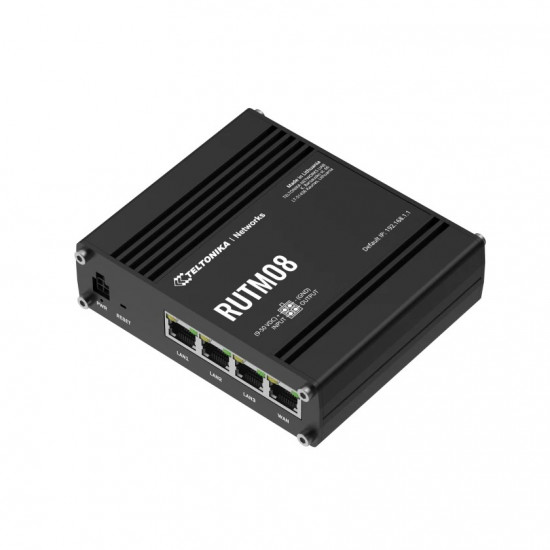 Teltonika RUTM08 wired router Gigabit Ethernet Black