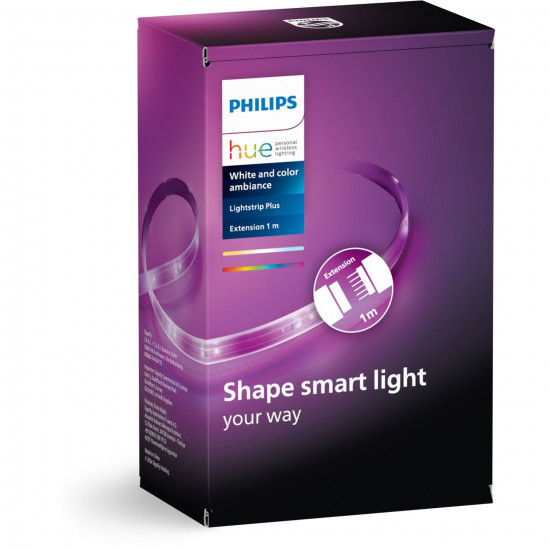 Philips Hue Lightstrip Plus 1m Verlängerung White & Color Ambiance 950lm