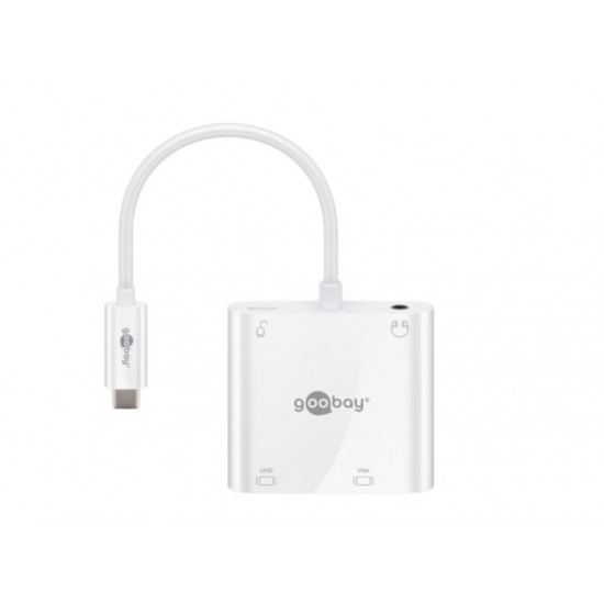 Goobay USB-C multiport adapter HDMI + VGA + PD 100 W 52418