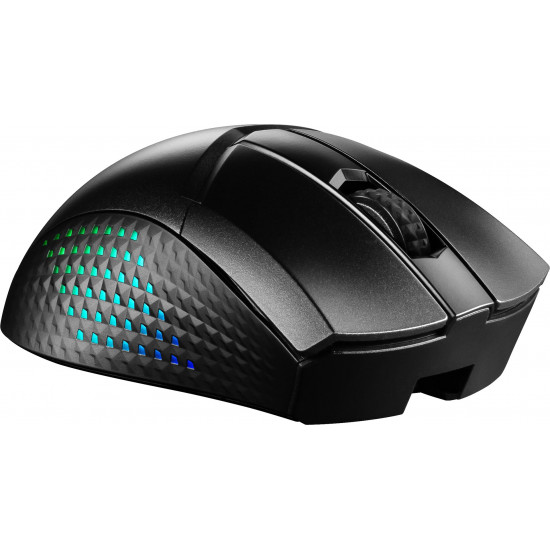 MSI CLUTCH GM51 LIGHTWEIGHT WIRELESS mouse Gaming Right-hand RF Wireless + Bluetooth + USB Type-C Optical 26000 DPI