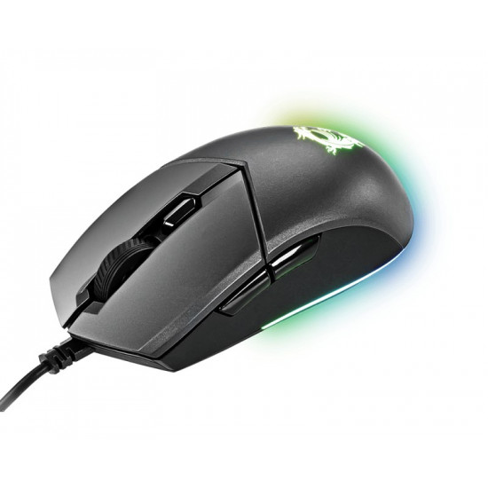 MSI Clutch GM11 Gaming Mouse, Wired, Black MSI | Clutch GM11 | Optical | Gaming Mouse | Black | Yes