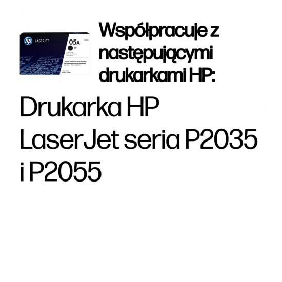 HP 05A Black Original LaserJet Toner Cartridge