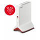 FRITZ!Repeater 6000 wireless router Ethernet Tri-band (2.4 GHz / 5 GHz / 5 GHz) Red, White