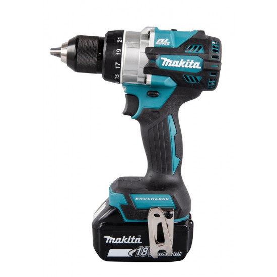 Makita DDF486RTJ drill 2100 RPM 2.6 kg Black, Blue