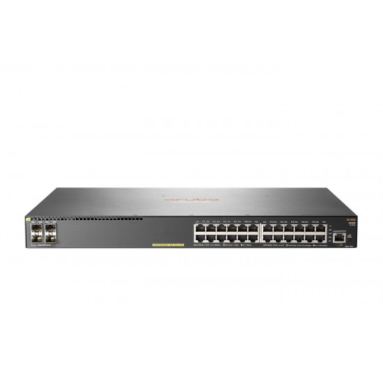 HPE Aruba 2930F 24G PoE+ 4SFP Managed L3 Gigabit Ethernet (10/100/1000) Power over Ethernet (PoE) 1U Grey