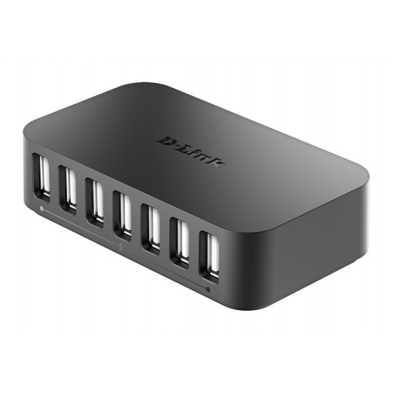 D-Link DUB-H7 USB 2.0 Type-B 480 Mbit/s Black