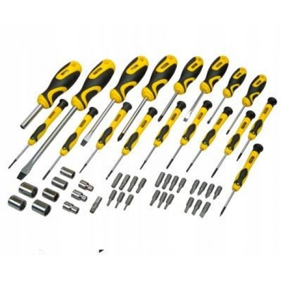 Screwdriver set 49 pcs. + bag