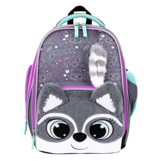 School backpack Premium B-8 Racoon raccoon