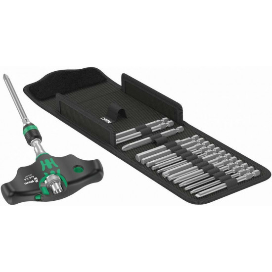 Wera 05023471001 ratchet wrench 17 pc(s) Black, Green