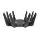 ASUS ROG Rapture GT-AXE16000 wireless router 10 Gigabit Ethernet Tri-band (2.4 GHz / 5 GHz / 6 GHz) Black