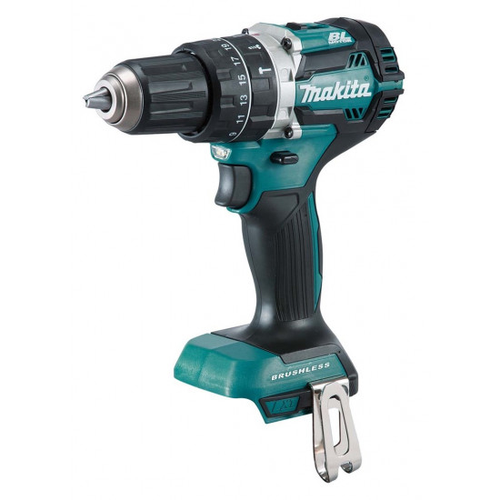 MAKITA IMPACT DRILL DRIVER 18V LI-ION 54/30Nm BRUSHLESS WITHOUT BATTERIES AND CHARGE. DHP484Z