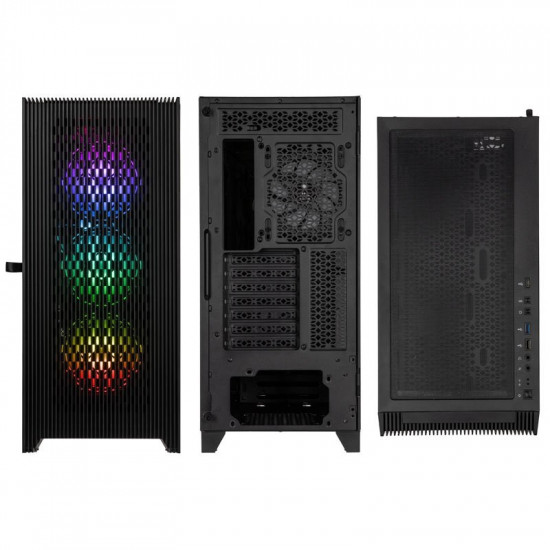 Kolink UNITY LATERAL ARGB computer case Midi Tower Black