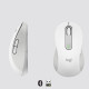 Logitech Signature M650 L LEFT Mouse large size left-handed optical 5 buttons wireless Bluetooth 2.4 GHz OFF-WHITE