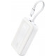 Anker Power Bank, Built-In USB-C Cable, 30W | A1688H21 | 10000 mAh | White