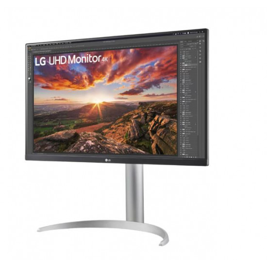 LCD Monitor|LG|27UP850K-W|27|Gaming|Panel IPS|3840x2160|16:9|60 Hz|5 ms|Pivot|Height adjustable|Tilt|Colour Black|27UP850K-W