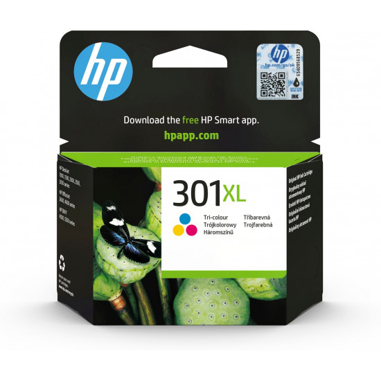 HP 301XL High Yield Tri-color Original Ink Cartridge