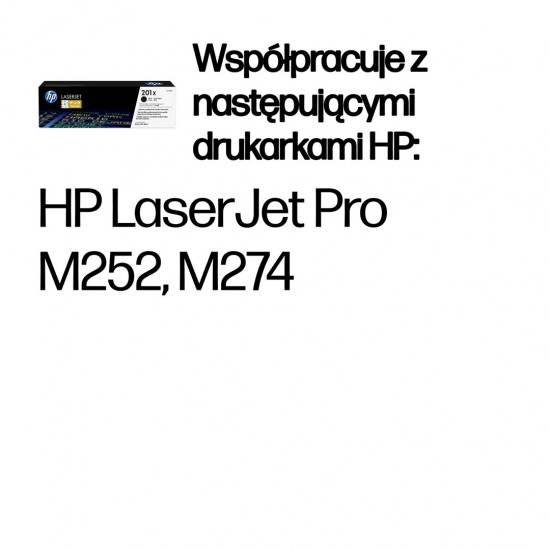 HP 201X High Yield Black Original LaserJet Toner Cartridge