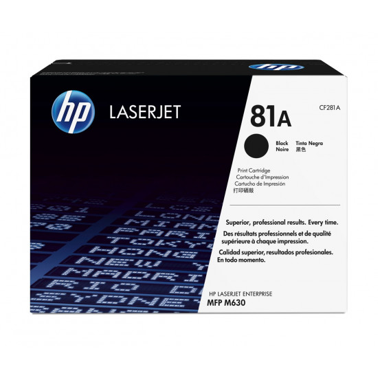 HP 81A Black Original LaserJet Toner Cartridge