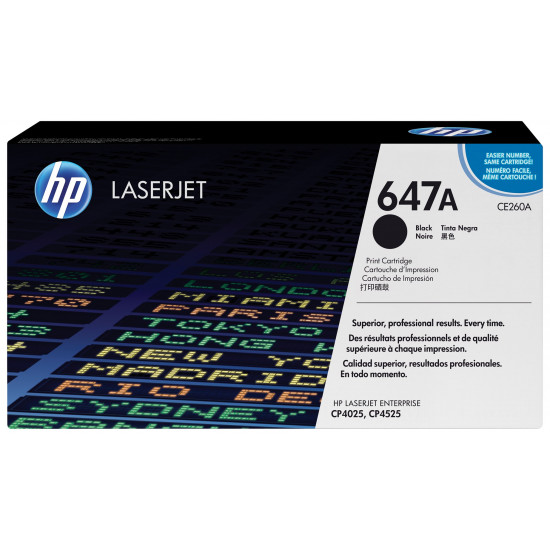 HP 647A Black Original LaserJet Toner Cartridge