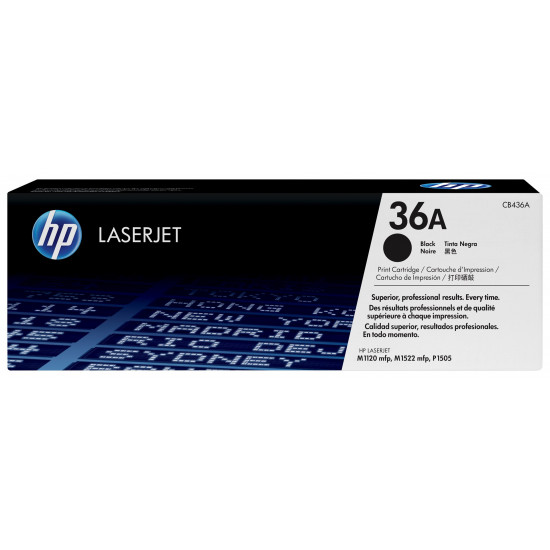 HP 36A Black Original LaserJet Toner Cartridge