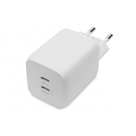 Digitus USB-C Charger, 2-port, 65W GaN