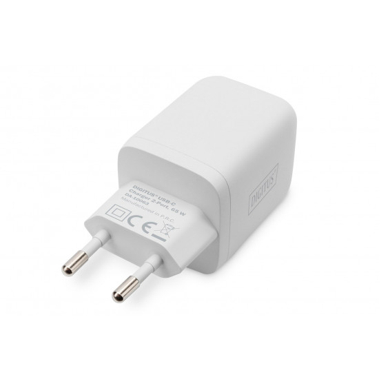 Digitus USB-C Charger, 2-port, 65W GaN