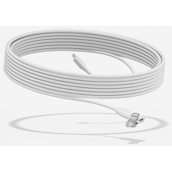 Logitech Rally Mic Pod Extension Cable White