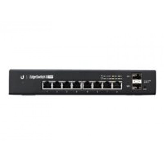 UBIQUITI ES-8-150W Ubiquiti ES-8-150W 8-port + 2xSFP Gigabit PoE switch 24V/48V 802.3af/802.3at