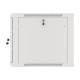 LANBERG Wall mount cabinet 19inch 9U 600x600 steel doors grey flat pack