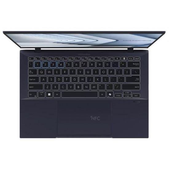 Notebook|ASUS|ExpertBook|B9403CVAR-KM1148X|CPU  Core 5|120U|1400 MHz|14|2880x1800|RAM 16GB|LPDDR5x|SSD 512GB|Intel Graphics|Integrated|ENG|Windows 11 Pro|Black|0.99 kg|90NX05W1-M01J00