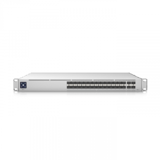 UBIQUITI 32-PORT, LAYER 3 SWITCH MADE FOR HIGH-CAPACITY 10G SFP+ AND 25G SFP28 CONNECTIONS.