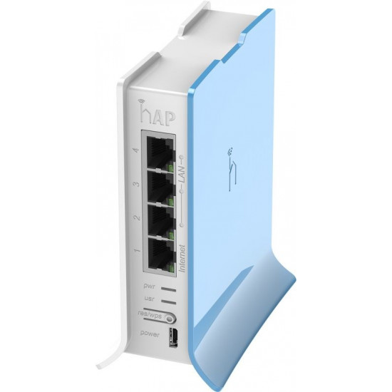 MikroTik | RB941-2nD-TC hAP Lite | Access Point | 802.11n | 2.4GHz | 10/100 Mbit/s | Ethernet LAN (RJ-45) ports 4 | MU-MiMO Yes | no PoE