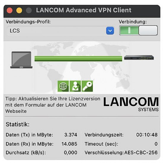 LANCOM Upgrade Advanced VPN Client (Mac)