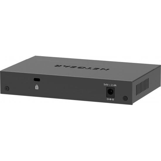 NETGEAR 5-Port Gigabit Ethernet High-Power PoE+ Plus Switch (GS305EPP) Managed L2/L3 Gigabit Ethernet (10/100/1000) Power over Ethernet (PoE) Black