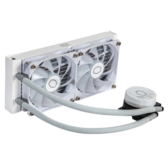 Cooler Master MasterLiquid 240L Core ARGB White Processor Liquid cooling kit 12 cm