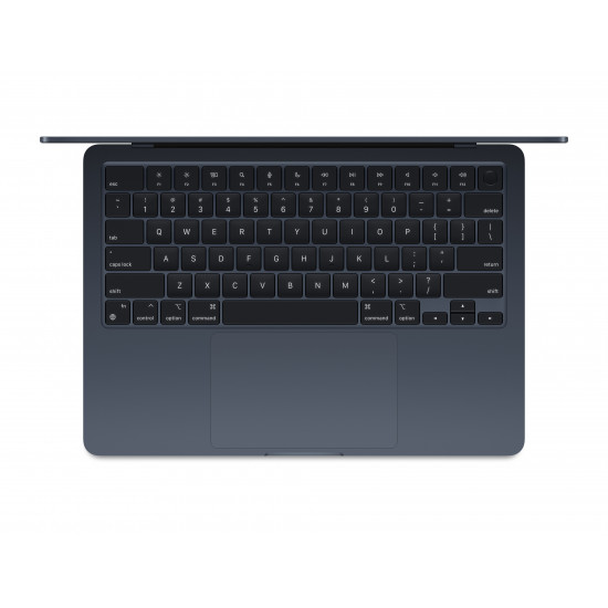 Apple MacBook | Air | Midnight | 13  | IPS | 2560 x 1664 pixels | Apple M3 | 16 GB | Solid-state drive capacity 512 GB | Apple M3 chip 8-core CPU/10-core GPU | macOS | 802.11ax | Bluetooth version 5.0 | Keyboard language Russian | Keyboard backlit | Warranty 12 month(s)