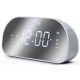 Muse M-170CMR radio Clock Digital Mirror, White