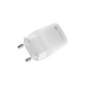 NATEC RIBERA GAN CHARGER 1X USB-A + 1X USB-C 30W WHITE