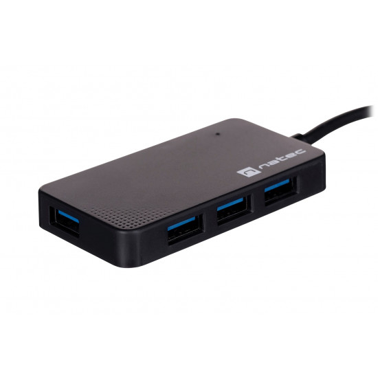 NATEC Hub USB 3.0 Moth (4 ports, black)