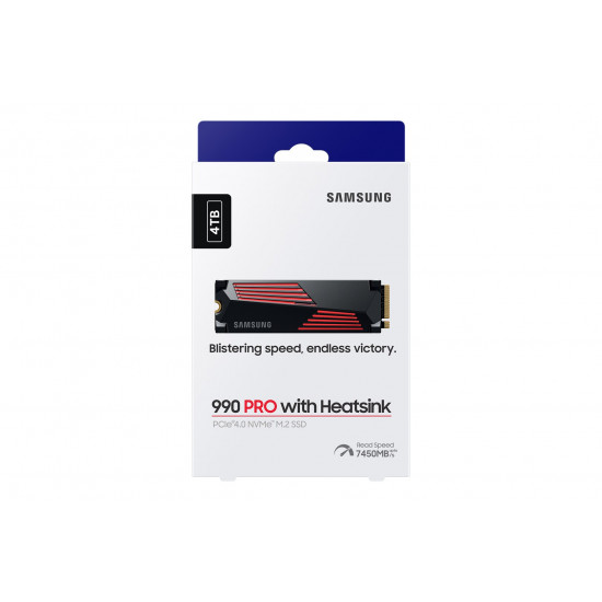 Samsung 990 Pro 4 TB M.2 PCI Express 4.0 NVMe V-NAND TLC