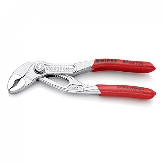 Adjustable pipe pliers Cobra 125mm, chrome-plated