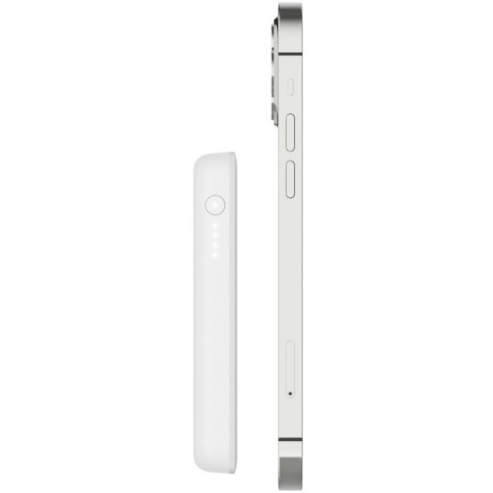 Belkin Magn. drahtlose Powerbank, MagSafe, 2.500 mAh, weiß