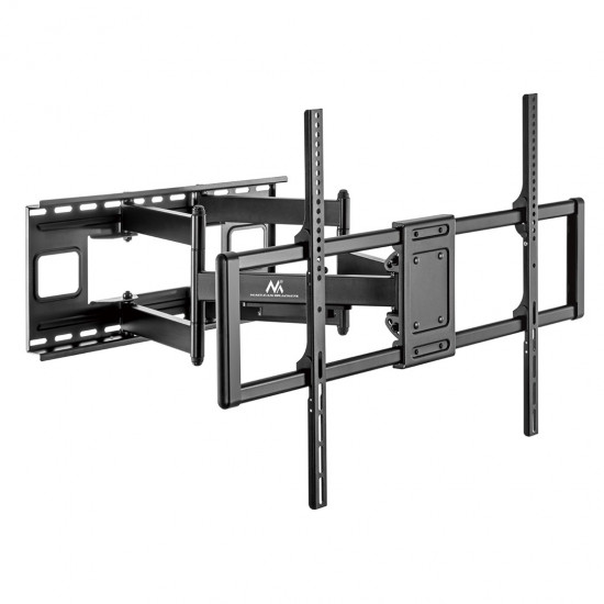 Maclean MC-482 TV Wall Mount Bracket for 60-120 Flat & Curved TVs up to 120kg Max. VESA 900x600 Swivel, Tilt and Rotate, Universal TV Mount TV Bracket