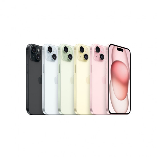 Apple iPhone 15 15.5 cm (6.1) Dual SIM iOS 17 5G USB Type-C 128 GB Pink