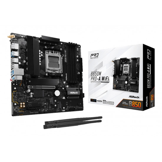 Asrock B850M Pro-A WiFi AMD B850 Socket AM5 micro ATX