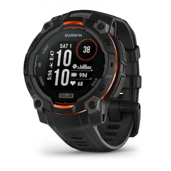 SMARTWATCH INSTINCT 3 SOLAR/BLACK/BLK 010-02934-00 GARMIN