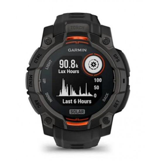 SMARTWATCH INSTINCT 3 SOLAR/BLACK/BLK 010-02934-00 GARMIN