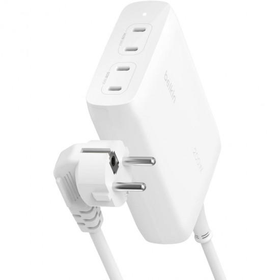 Belkin WCH010VFWH mobile device charger White Indoor