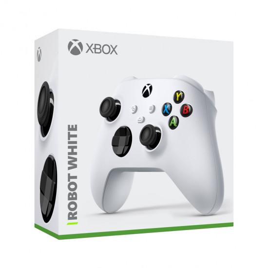 Microsoft Xbox Wireless Controller White Gamepad Xbox Series S,Xbox Series X,Xbox One,Xbox One S,Xbox One X Analogue / Digital Bluetooth/USB