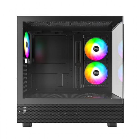 Montech XR Midi-Tower, Tempered Glass - black